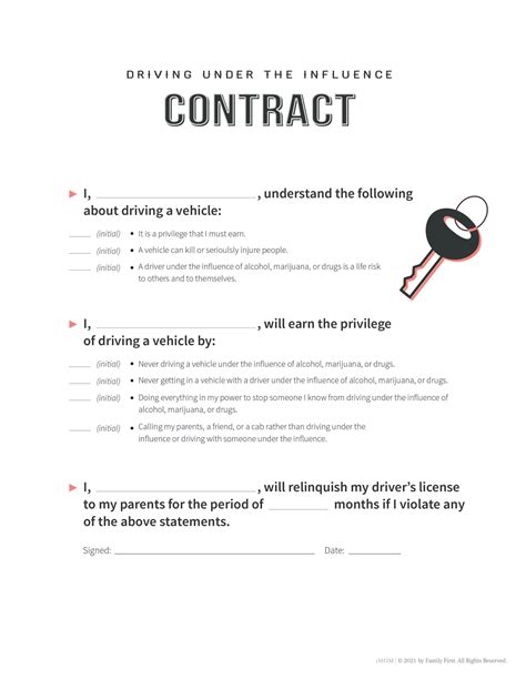 funny printable contracts.